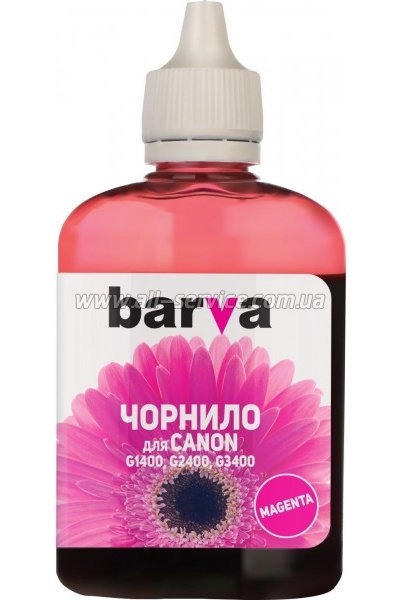 Чернила Barva GI-490 Canon PIXMA G1400 / G2400 / G3400 90г Magenta (G490-509) Чернила Barva GI-490 Canon PIXMA G1400 / G2400 / G3400 90г Magenta (G490-509)