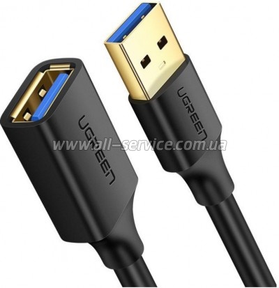 Дата кабель USB 3.0 AM/AF 3.0m US129 Black Ugreen (30127) Дата кабель USB 3.0 AM/AF 3.0m US129 Black Ugreen (30127)