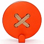   Glozis Button Orange (H-025)