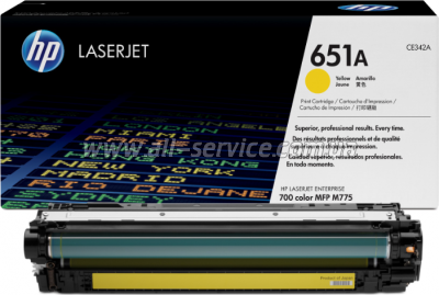 Восстановление картриджа CE342A HP 651A LJ M775 Yellow Восстановление картриджа CE342A HP 651A LJ M775 Yellow