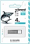 Флешка Wibrand 4GB Shark Silver USB 2.0 (WI2.0/SH4U4S) Флешка Wibrand 4GB Shark Silver USB 2.0 (WI2.0/SH4U4S)