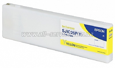  Epson SJIC26P ColorWorks C7500 Yellow (C33S020621)