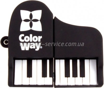Флeшка ColorWay Piano 32GB 3.0 Black (CW-USBPO32) Флeшка ColorWay Piano 32GB 3.0 Black (CW-USBPO32)