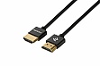  2 HDMI 2.0 Gen2 Ultra Slim cable,black, 1 (2E-W9668BL-1M)