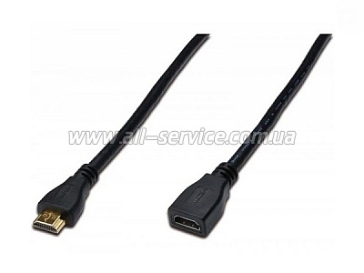  Digitus HDMI High speed + Ethernet 3.0m. (AK-330201-030-S)