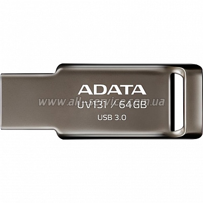  64GB ADATA UV131 USB 3.0 Metal Grey (AUV131-64G-RGY)