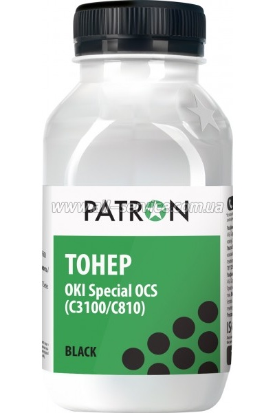 Тонер Patron Oki Special OCS бутль 100г Black (PN-OCS-B-100) Тонер Patron Oki Special OCS бутль 100г Black (PN-OCS-B-100)