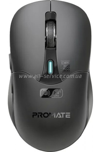 Мышка Promate Samo Wireless/Bluetooth Black (samo.black) Мышка Promate Samo Wireless/Bluetooth Black (samo.black)