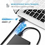 Дата кабель USB 3.0 AM/AM 0.5m US128 black Ugreen (10369) Дата кабель USB 3.0 AM/AM 0.5m US128 black Ugreen (10369)
