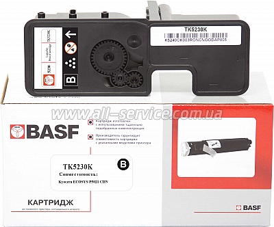  BASF Kyocera M5521/ P5021/ TK-5230K  1T02R90NL0 Black (BASF-KT-1T02R90NL0)