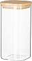 Емкость для сыпучих продуктов Ardesto Fresh стекло, бамбук 700мл (AR1370BLS) Емкость для сыпучих продуктов Ardesto Fresh стекло, бамбук 700мл (AR1370BLS)