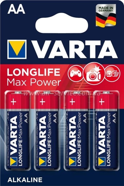 Батарейка Varta AA Max Tech * 4 (04706101404) Батарейка Varta AA Max Tech * 4 (04706101404)
