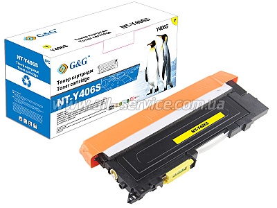  G&G Samsung CLP-365/ SL-C460W/ CLX-3305/ 3305FN Yellow (G&G-Y406S)