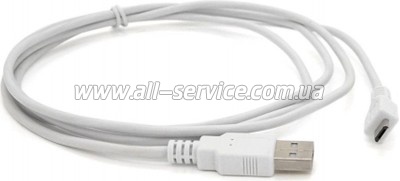 Дата кабель USB 2.0 AM to Micro 5P 1.5m white Voltronic (YT-AM/Mc-1.5Wt/20128) Дата кабель USB 2.0 AM to Micro 5P 1.5m white Voltronic (YT-AM/Mc-1.5Wt/20128)