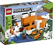 Конструктор LEGO Minecraft Лисья хижина 193 детали (21178) Конструктор LEGO Minecraft Лисья хижина 193 детали (21178)