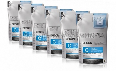  Epson  SC-B6000/ B7000 Cyan (1Lx6packs) (C13T773240)