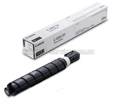 - C-EXV51 Canon iR C5535/ 5550i/ 5560i Black (0481C002)