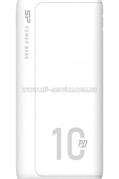 Батарея универсальная Silicon Power 10000mAh QP15 PD 18W White (SP10KMAPBKQP150W) Батарея универсальная Silicon Power 10000mAh QP15 PD 18W White (SP10KMAPBKQP150W)