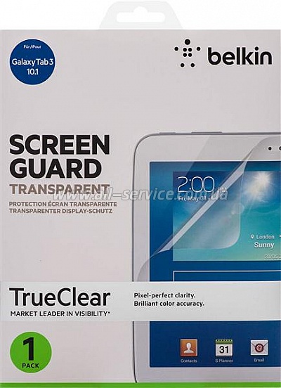   Galaxy Tab3 10.1 Belkin Screen Overlay CLEAR (F7P107vf)