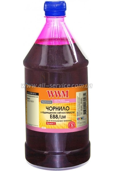 Чернила WWM Epson 108/ Epson L8050/ L18050 1000г Light Magenta (E88/LM-4) Чернила WWM Epson 108/ Epson L8050/ L18050 1000г Light Magenta (E88/LM-4)