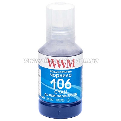  WWM 106  Epson L7160/ 7180 140 Cyan (E106C)