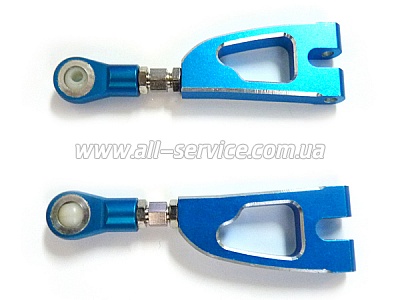 (08070) Blue Alum Rear Upper Arm 2P