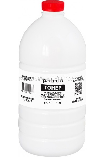 Тонер Patron HP Special HCS-P бутль 1кг Magenta (PN-HCS-P-M-1) Тонер Patron HP Special HCS-P бутль 1кг Magenta (PN-HCS-P-M-1)