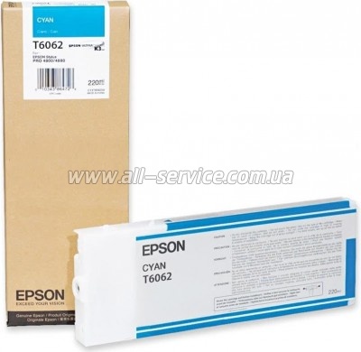 Картридж Epson Stylus Pro 4800/ 4880 cyan (C13T606200) Картридж Epson Stylus Pro 4800/ 4880 cyan (C13T606200)