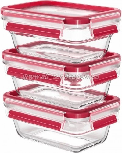 Пищевой контейнер Tefal Master Seal набор 3шт (N1051110) Пищевой контейнер Tefal Master Seal набор 3шт (N1051110)