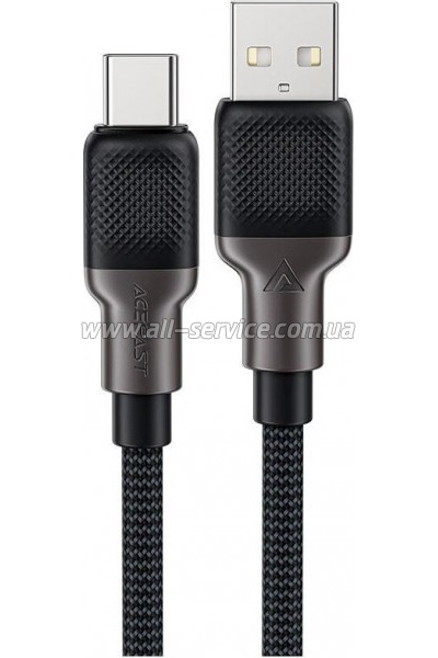 Дата кабель USB 2.0 AM to USB-C 1.2m 3.0A silicone braid Acefast (6974316283126) Дата кабель USB 2.0 AM to USB-C 1.2m 3.0A silicone braid Acefast (6974316283126)