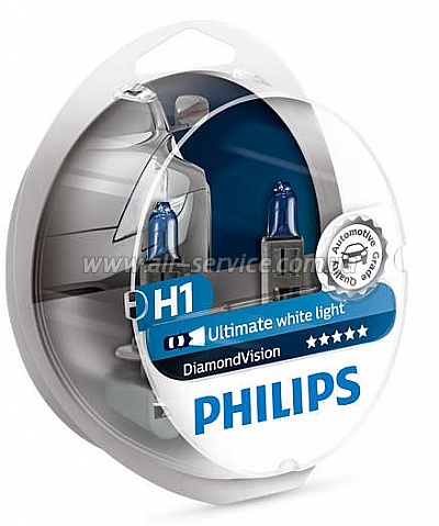   Philips H1 Diamond Vision, 5000K (12258DVS2)
