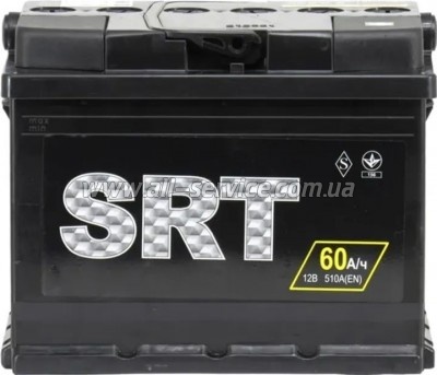 Аккумулятор автомобильный SRT 6СТ-60АЗ 0 L2 510А 12V Аккумулятор автомобильный SRT 6СТ-60АЗ 0 L2 510А 12V
