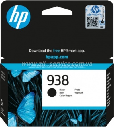 Картридж HP №938 OfficeJet Pro 9110b/ 9120/ 9120b/ 9130/ 9130b/ 9700/ 9700e Black (4S6X8PE) Картридж HP №938 OfficeJet Pro 9110b/ 9120/ 9120b/ 9130/ 9130b/ 9700/ 9700e Black (4S6X8PE)