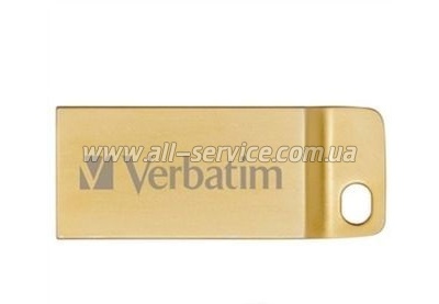  32Gb VERBATIM METAL EXECUTIVE USD 3.0 GOLD (99105)