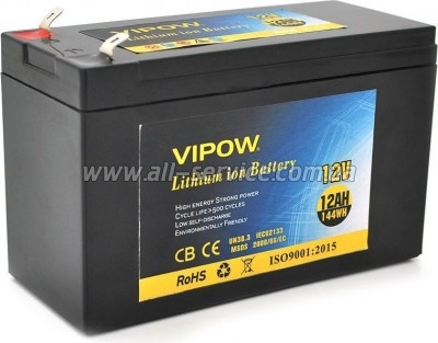 Батарея к ИБП Vipow 12V 12Ah Li-ion (VP-12120LI) Батарея к ИБП Vipow 12V 12Ah Li-ion (VP-12120LI)