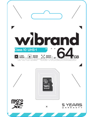 Карта памяти Wibrand 64GB microSD class 10 UHS-I (WICDXU1/64GB) Карта памяти Wibrand 64GB microSD class 10 UHS-I (WICDXU1/64GB)