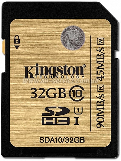   32GB Kingston Ultimate SDHC Class 10 UHS-I (SDA10/32GB)
