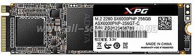 SSD  M.2 ADATA 240GB XPG 6000 Pro NVMe PCIe 3.0 x4 2280 3D TLC (ASX6000PNP-256GT-C)
