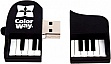 Флeшка ColorWay Piano 64GB 3.0 Black (CW-USBPO64) Флeшка ColorWay Piano 64GB 3.0 Black (CW-USBPO64)