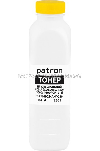 Тонер Patron HP Special HCS-A бутль 250г Yellow (PN-HCS-A-Y-250) Тонер Patron HP Special HCS-A бутль 250г Yellow (PN-HCS-A-Y-250)