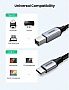 Кабель для принтера USB-C 2.0 to BM 1.0m black Ugreen (45034) Кабель для принтера USB-C 2.0 to BM 1.0m black Ugreen (45034)
