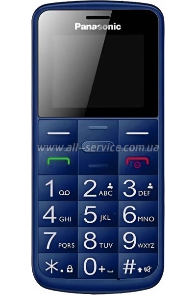 Мобильный телефон Panasonic KX-TU110 Blue (KX-TU110EXC) Мобильный телефон Panasonic KX-TU110 Blue (KX-TU110EXC)