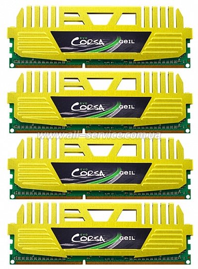  DDR3 16Gb PC17000/2133 (4x4GB) CL10 Geil EVO Corsa (GOC316GB2133C11QC)