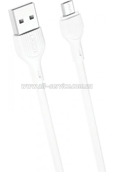 Дата кабель USB 2.0 AM to Micro 5P 1.0m 2.1A white XO (NB200-M-WH) Дата кабель USB 2.0 AM to Micro 5P 1.0m 2.1A white XO (NB200-M-WH)