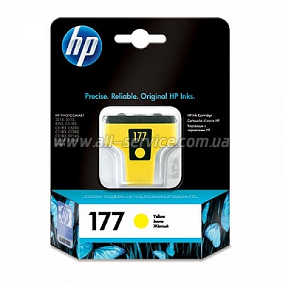  HP 177 PS3213/ 3313/ 8253 yellow, 6ml (C8773HE)