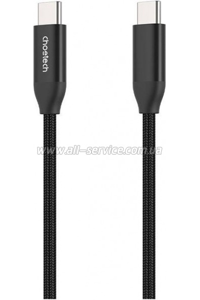 Дата кабель USB-C to USB-C 1.2m USB 3.1 Gen2 240W Choetech (XCC-1035) Дата кабель USB-C to USB-C 1.2m USB 3.1 Gen2 240W Choetech (XCC-1035)
