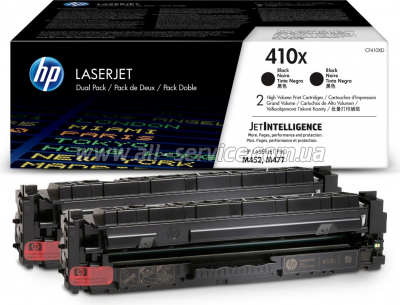 Картридж HP 410X CLJ Pro M377/ M452/ M477 Black (CF410XD) Картридж HP 410X CLJ Pro M377/ M452/ M477 Black (CF410XD)