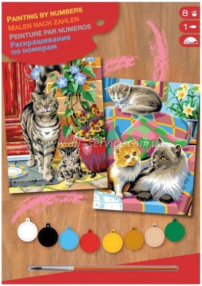 Картина по номерам Sequin Art Painting By Numbers Junior-Pairs Cats (SA0213) Картина по номерам Sequin Art Painting By Numbers Junior-Pairs Cats (SA0213)