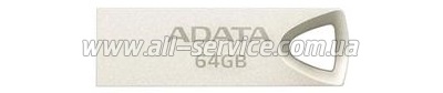  ADATA 64GB USB 2.0 UV210 Metal Silver (AUV210-64G-RGD)