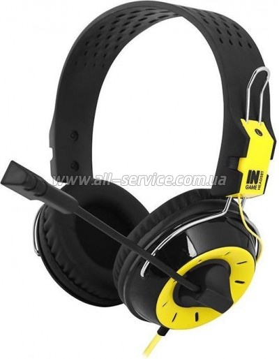 Наушники Gemix N4 Black-Yellow Gaming Наушники Gemix N4 Black-Yellow Gaming